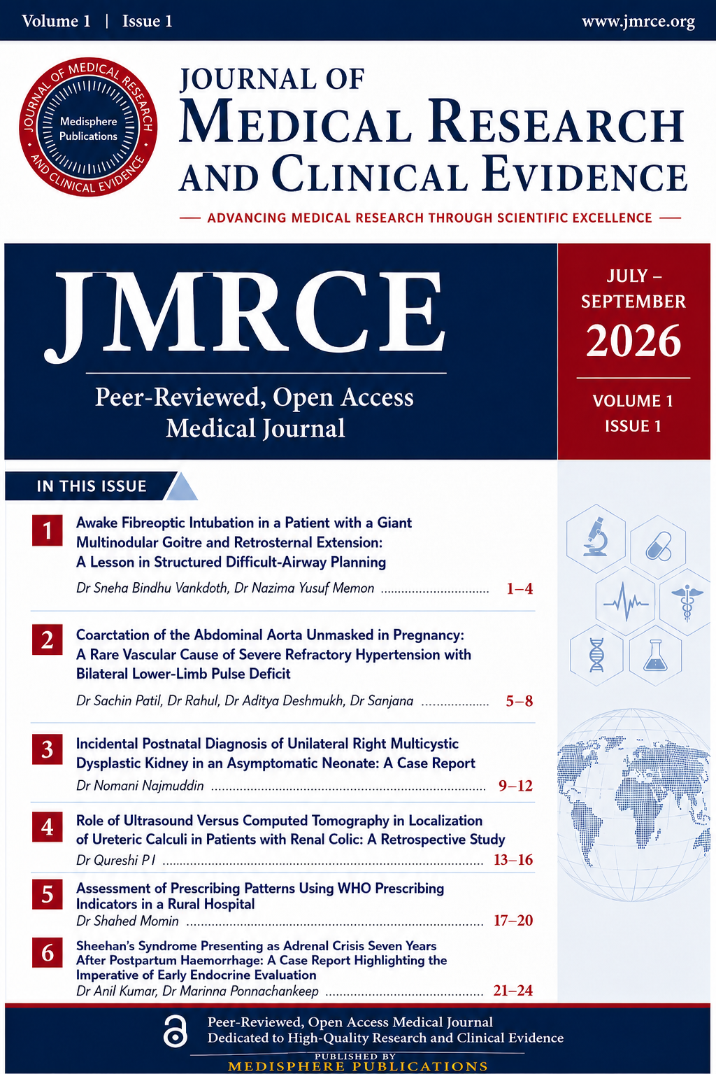 journal of medical research and clinical evidence